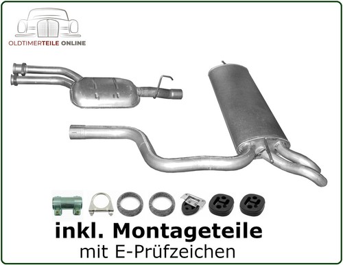Auspuff set mercedes - mercedes, e-klasse