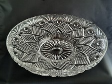 Große schwere Glasschale - Durchmesser 30 cm  - Schüssel  für Obst Deko -