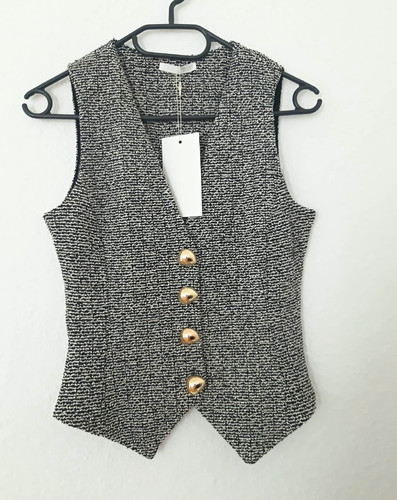 Zara damen anzugweste tweed - anzugweste,