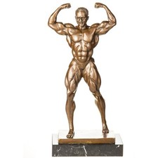 Bronze Skulptur * Bodybuilder