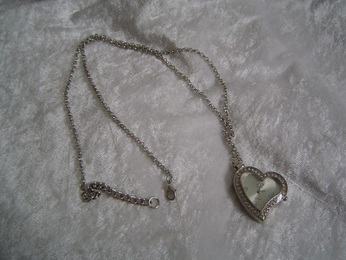 Lange kette mit - lange, herz