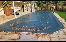 Poolabdeckung für den Winter  für Schwimmbad  4.8x10.4m 