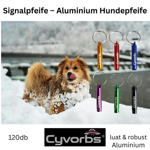 Signalpfeife 120db aluminium - 120db,