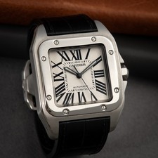 Cartier santos 100 watch