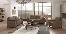 Frommholz Trevi 3-tlg. Sofa Couchgarnitur Sofagarnitur mit Federkern wie NEU