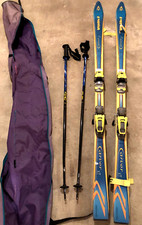 Völkl Carver XT 177cm mit Marker Bindung M29V & 130cm Ski Stöcke von GC + Tasche