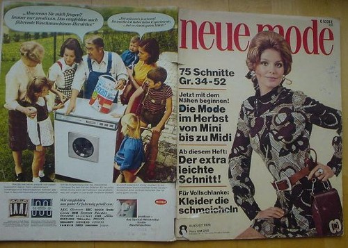 Neue mode 1970 burda mini - mode, 1970/08