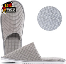 Reise Hotelslipper Damen Grau