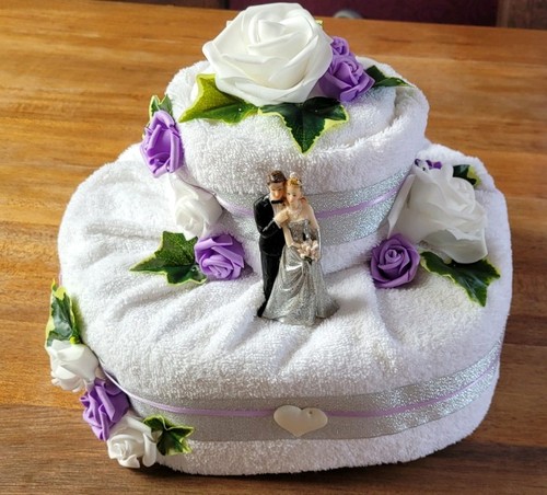 Handtuchtorte silberne