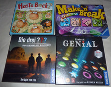 Spiele Paket - Ab 8 Jahren-Die drei ???,einfach Genial, Make`n Break Party,+1(2)