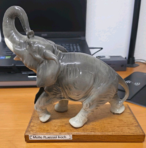 Porzellan elefant rüssel - porzellan, „rüssel