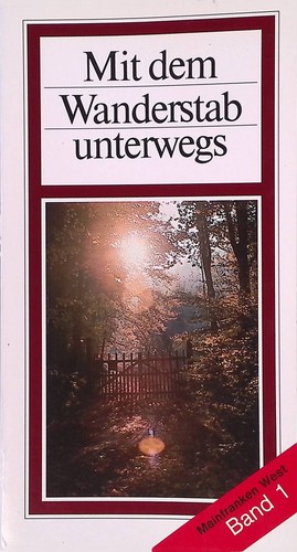 Mit dem wanderstab unterwegs - wanderstab,