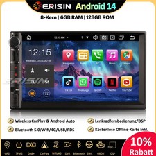 8-Kern 128GB Universal 2 Din