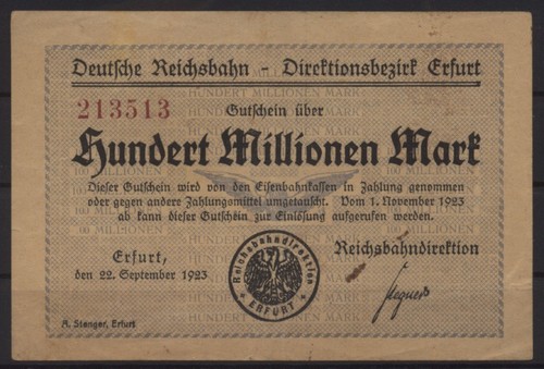 26450 notgeld erfurt - [26450],