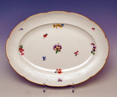 Meissen ovaler teller - ovaler,
