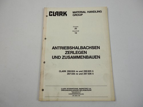 Clark gabelstapler antrieb - clark,