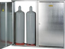 GOK 4-Flaschenschrank für 33kg Gasflaschen mit Rückwand