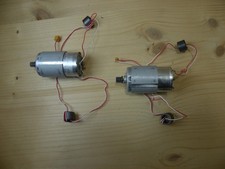 2x Elektromotor QK1-8460 mit Ritzel / Gleichstrommotor / geprüft & funktionst...