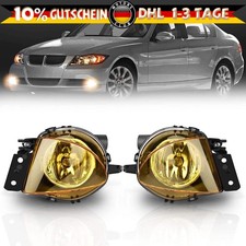 Paar für BMW E90 E91 328i 06-08 Nebelscheinwerfer Gelbe Linsen Stoßstangenlampen
