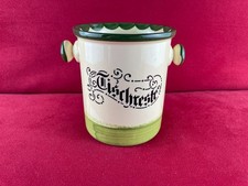 Zeller Keramik - Hahn und Henne - Tischrestebehälter - Alte Schrift TOP