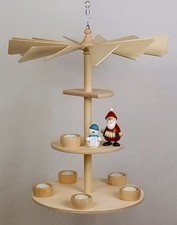 Ullrich Weihnachtsmann mit Ziehharmonika + fensterpyramide