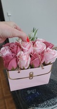 Rosenbox Geschenk Rosen Blumen