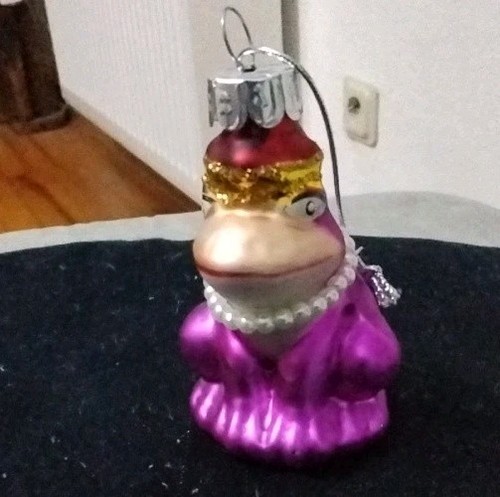 Weihnachtskugel frosch - weihnachtskugel,