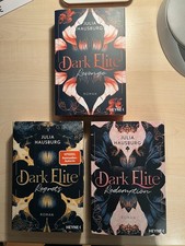 Julia Hausburg Dark Elite, Farbschnitt, Band 1-3 New Adult Dark Academy wie neu