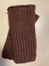 Pulswärmer Armstulpen Braun 16cm frisch handgestrickt ?