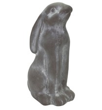 Hase stehend Keramik hellgrau 22 cm (V42130) Ostern Osterdeko Osterhase