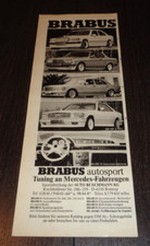 Brabus Mercedes C123, W126 und W201 Tuning Reklame