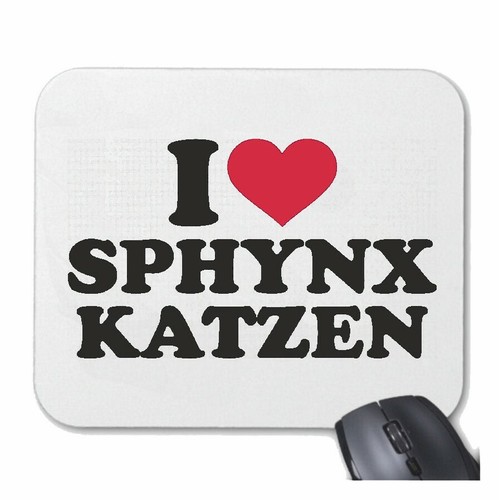 Mousepad mauspad love sphynx - mauspad,