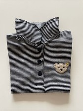 STEIFF POLO SHIRT POLOHEMD GR.98 CM 3 JAHRE BLAU UND WEISS GESTREIFT NEUWERTIG
