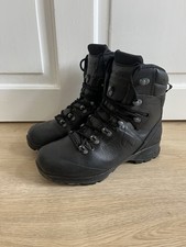 Haix Bergstiefel / Bundeswehr Einsatzstiefel Gr.41 Leder schwarz -Neuwertig