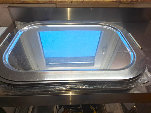 Aps serviertablett edelstahl - serviertablett,