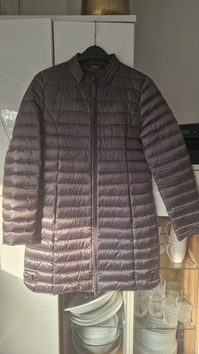 Cartoon damen steppmantel grau - cartoon,