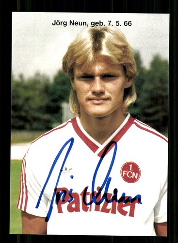 Jörg neun autogrammkarte 1 - jörg,