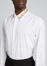 Versace Herren Barock Hemd mit