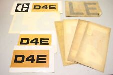 Posten L4 LE L6 D4E Aufkleber Schilder für Baumaschinen Bagger EX0808