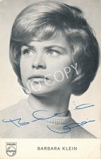 100% Original Autogramm Autograph handsigniert Barbara Klein J1.73