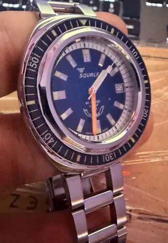 Squale 2001 blue dial - full, set