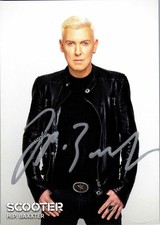 Original Autogramm Scooter /// Autogramm Autograph signiert signed signee Scoote