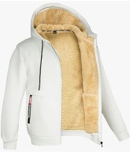 Herren Winterjacke Weiß 