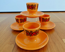 EMSA  4 Eierbecher 70er Jahre