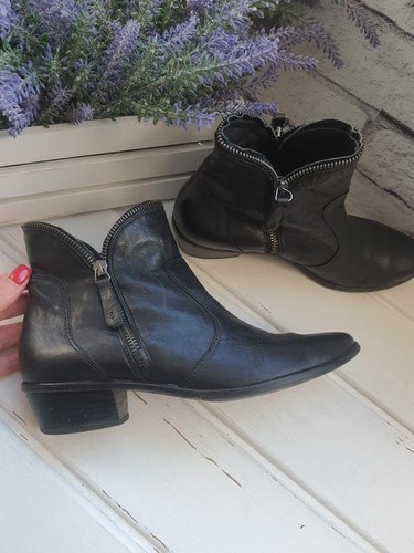 Women paul green boots - green, black