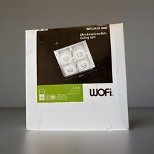 Wofi REIMS 272 LED Deckenleuchte 4-flg Chrom Kristallglas 12W 3000K 1000lm  25cm