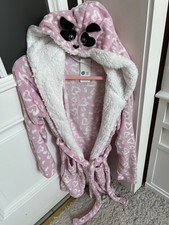 Flauschiger Bademantel Damen