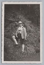 Probstzella 1936 - Schieferbruch 'Glückauf' - Mann Zweifingerbart Tracht - Foto