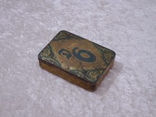 qDRCAt - Antike Blechdose Dieterle 6 Zigarren - Vintage - Reklame Werbung