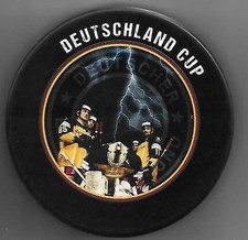 Eishockey Puck DEUTSCHLAND CUP   DEUTSCHER EISHOCKEY BUND DEB   DEL NHL